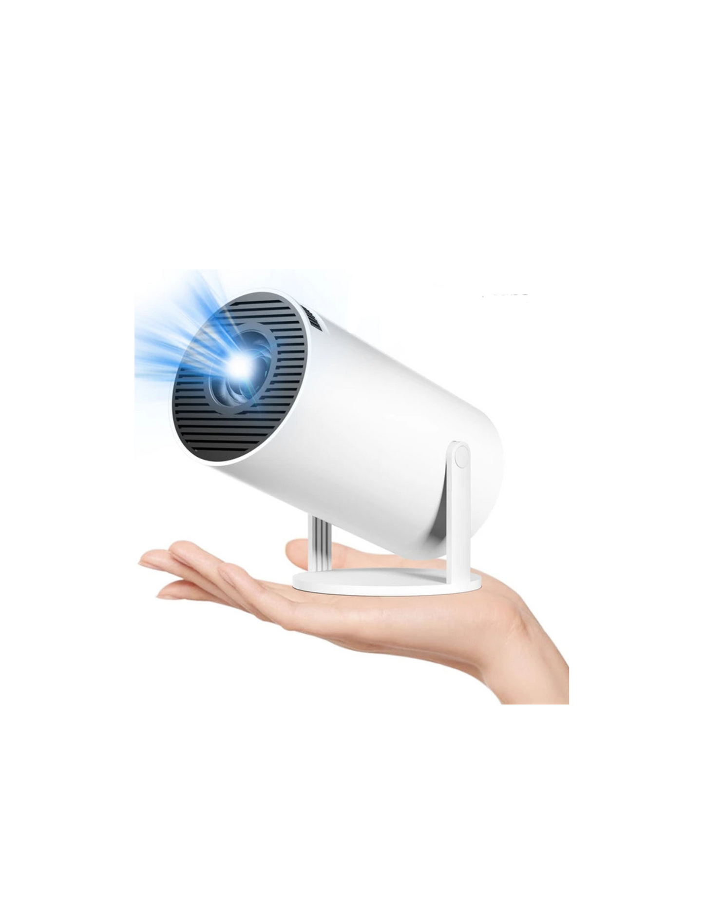 Salange P300 Mini Portable Projector - 4K 8K Video Decoding, 720P HD, Android 11, Wi-Fi, BT 5.1